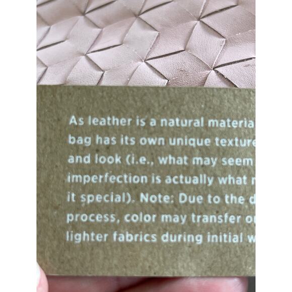 Madewell The Puff Crossbody Bag Woven Leather Edition Subtle Blossom - Picture 8 of 8